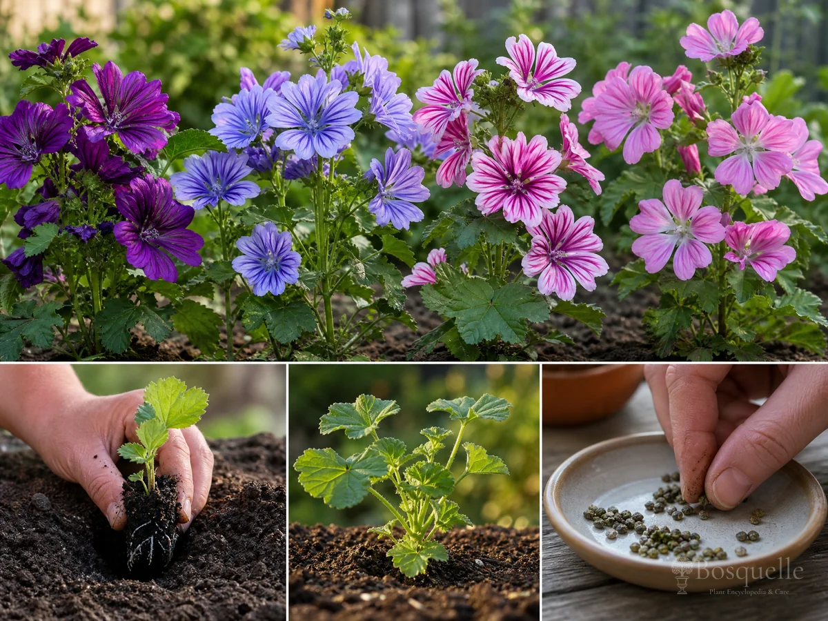 Planting Mallow guide illustration