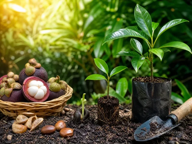 Plant Mangosteen – Rainy Season, Taproot at Grade guide illustration