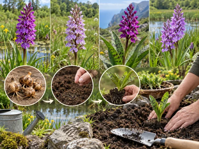 Planting Marsh Orchid — for Western Marsh Orchid