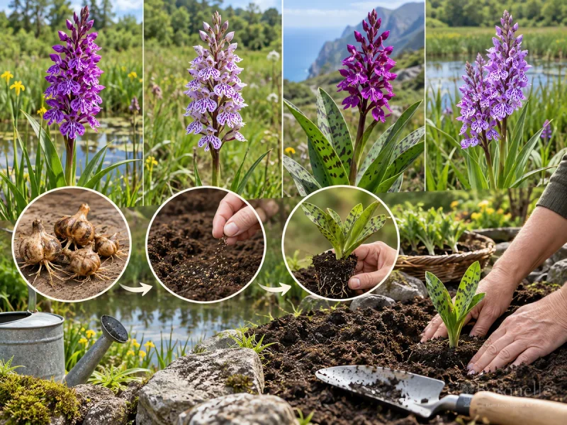 Planting Marsh Orchid — for Northern Marsh Orchid