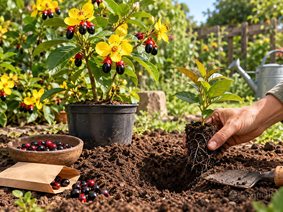 Planting Mickey Mouse Plant guide illustration