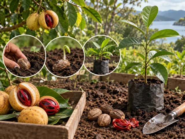 Plant Nutmeg – Male and Female, Shade at First