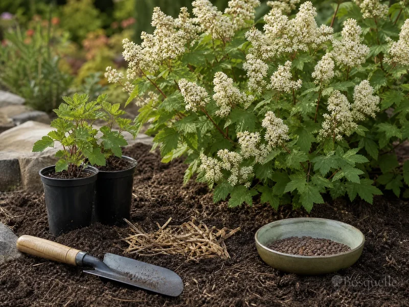 Plant Ocean Spray – Fall, Old Soil Line guide illustration
