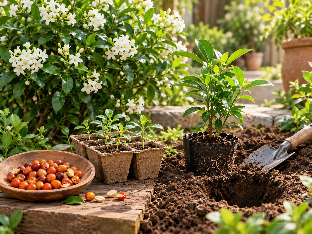 Planting Orange Jasmine guide illustration