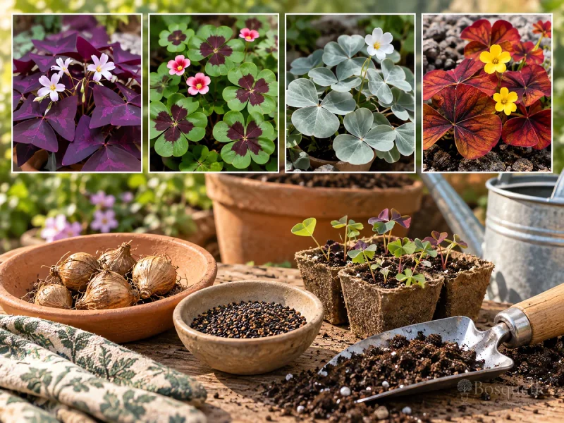 Planting Oxalis — for Oxalis melanosticta