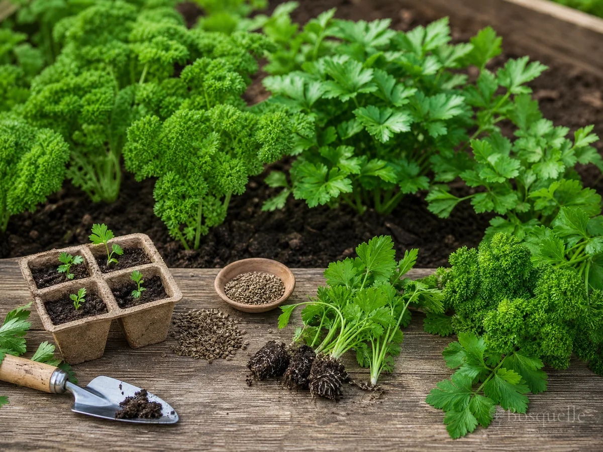 Planting Parsley guide illustration