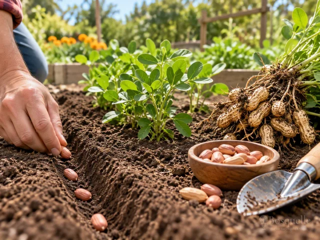 Plant Peanuts After Warm Soil guide illustration