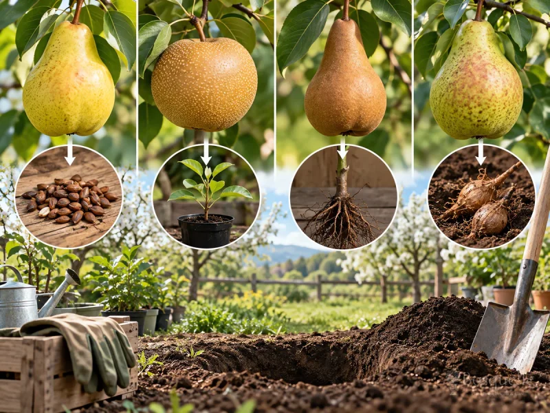 Planting Pear — for Pear 'Moonglow'