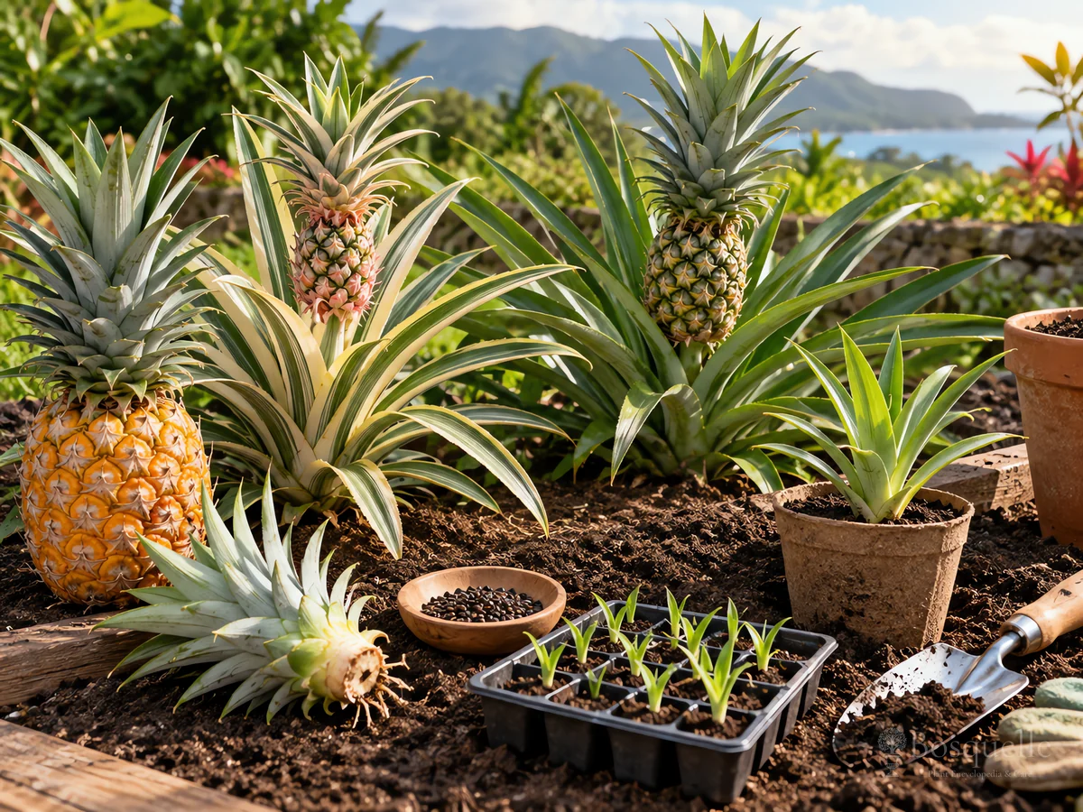 Planting Pineapple guide illustration