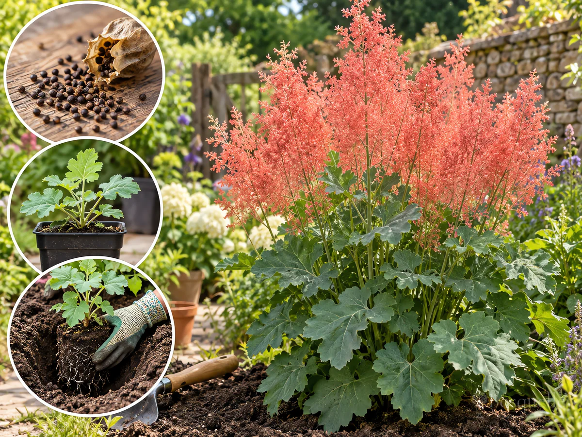 Planting Plume Poppy guide illustration