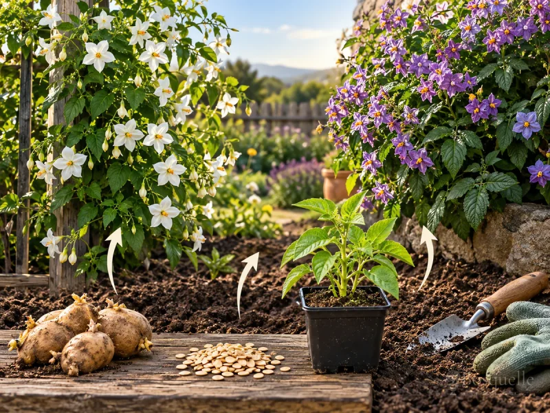 Plant Potato Vines After Frost guide illustration