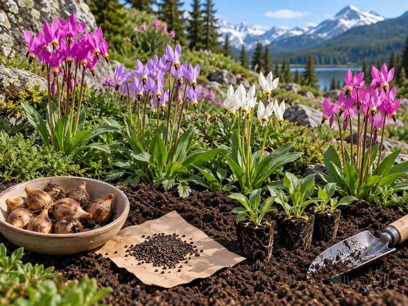 Plant Shooting Star – Crown at the Soil Line guide illustration