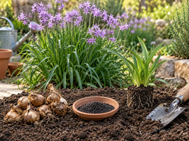 Plant Society Garlic – Spring, Same Pot Depth