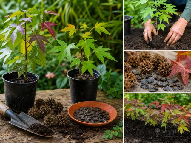 Planting Sweetgum — for Sweet Gum 'Lane Roberts'