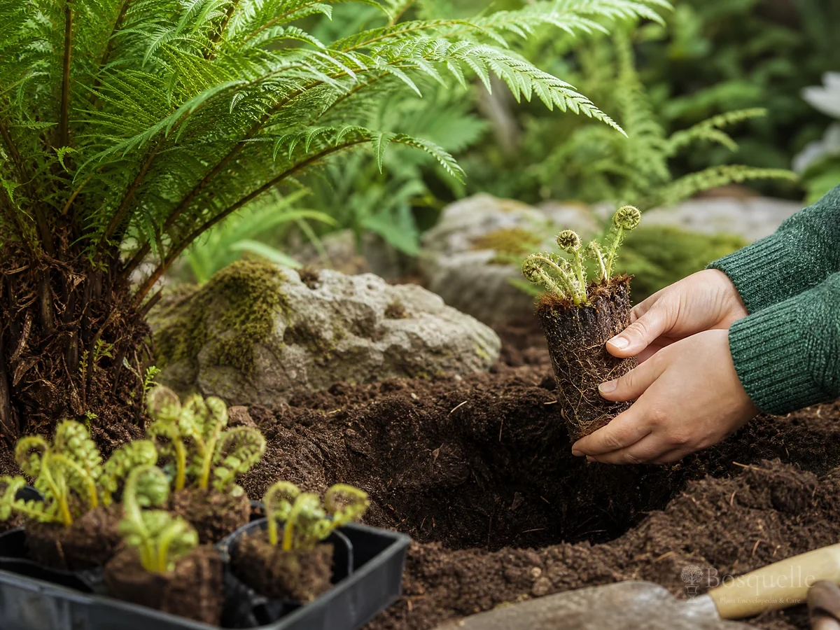 How to Plant Tasmanian Tree Fern guide illustration
