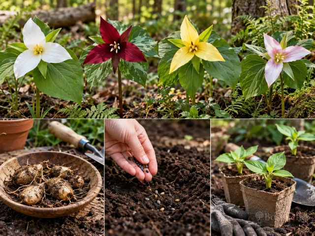 Planting Trillium — for Pacific Trillium