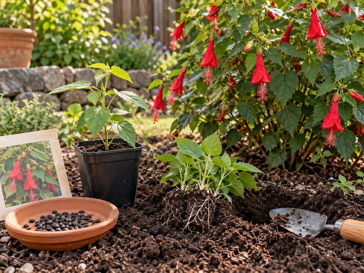 Planting Turk’s Cap guide illustration
