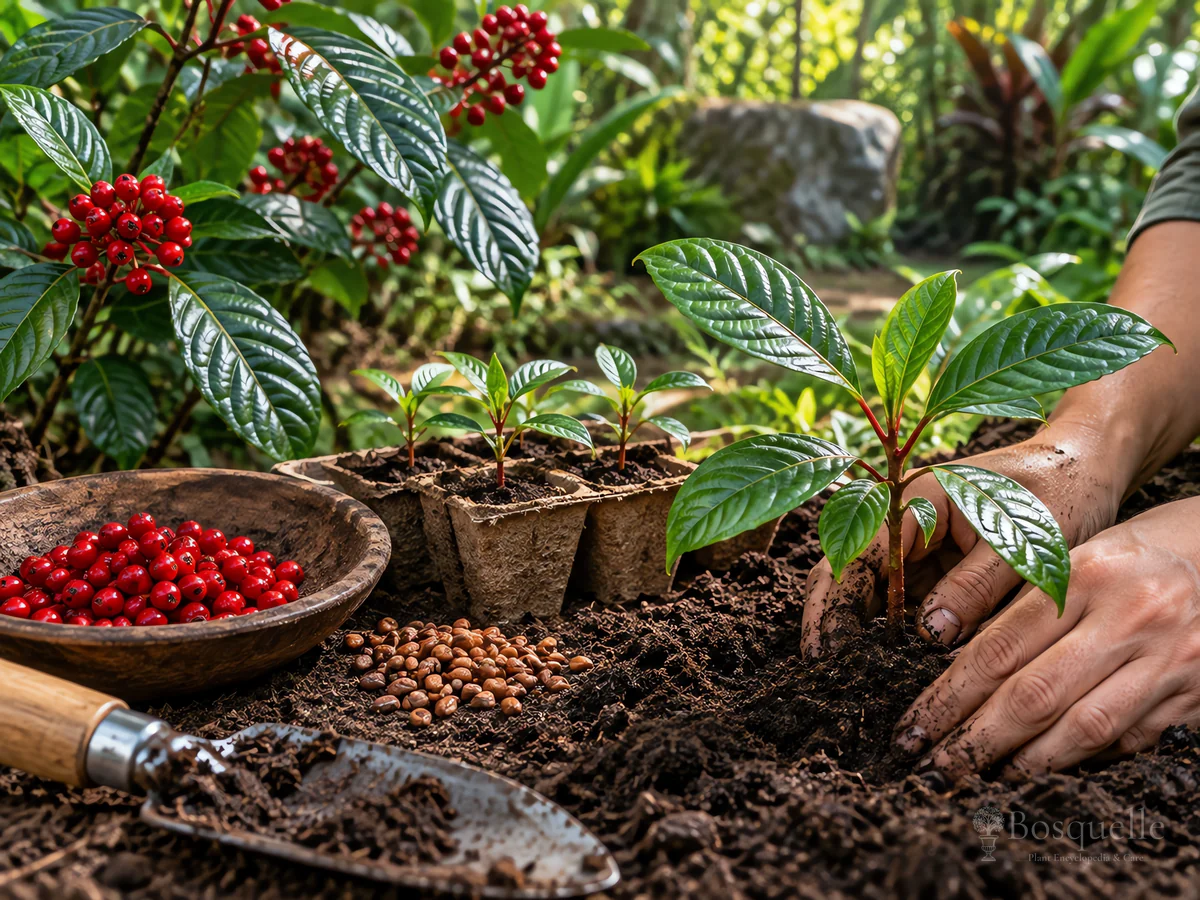 Planting Wild Coffee guide illustration