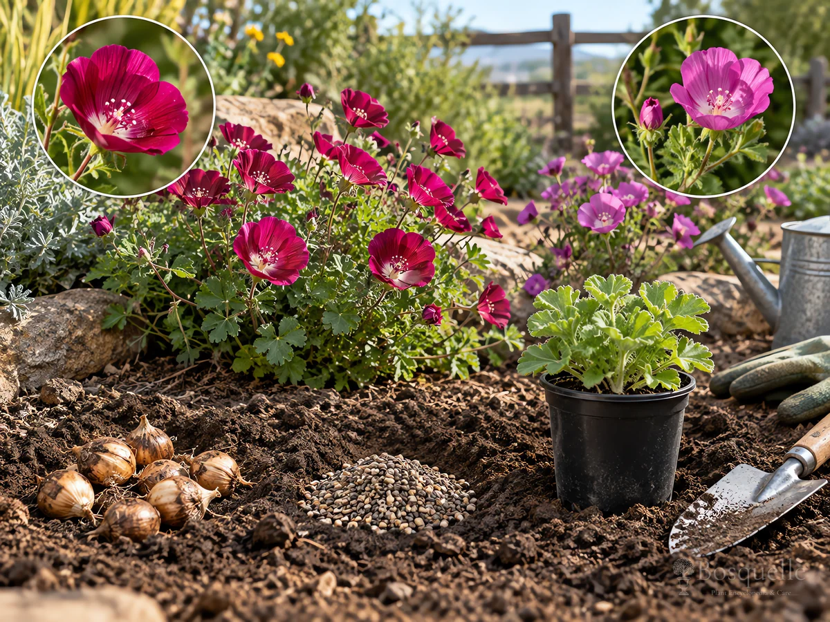 Planting Winecup guide illustration