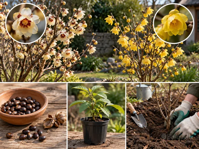 Plant Wintersweet – Flare at Grade guide illustration