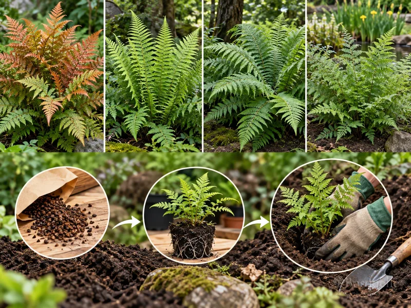 Planting Wood Fern — for Shield Fern