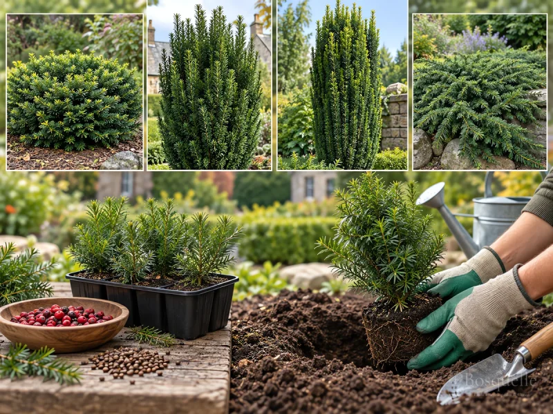 Planting Yew — for Irish Yew 'Fastigiata'