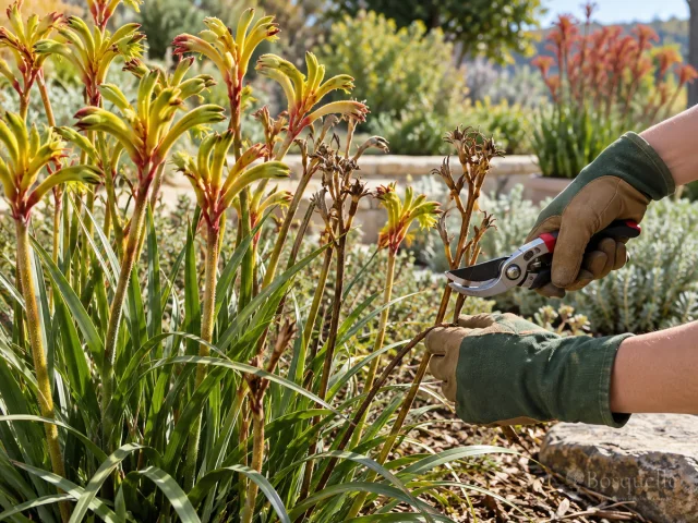 Propagate Kangaroo Paw by Division in Spring guide illustration