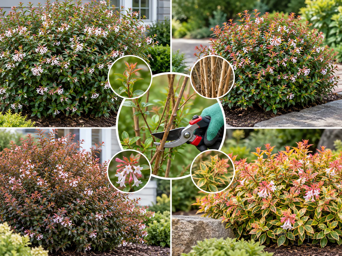 Pruning Abelia guide illustration