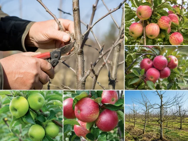 Prune Apple Trees in Late Winter guide illustration