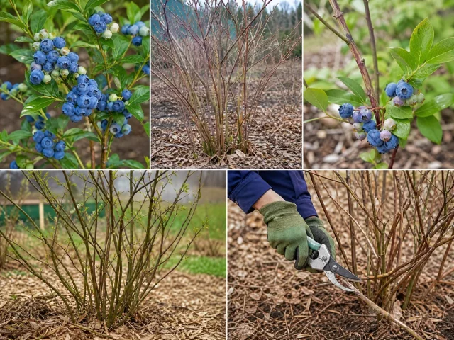 Pruning Blueberry — for Blueberry 'Pink Lemonade'
