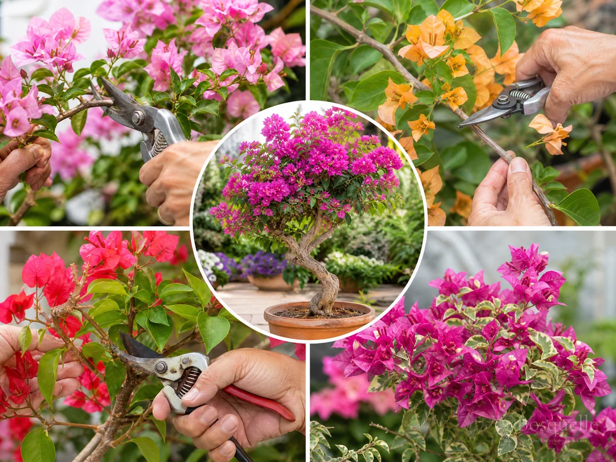 Pruning Bougainvillea guide illustration