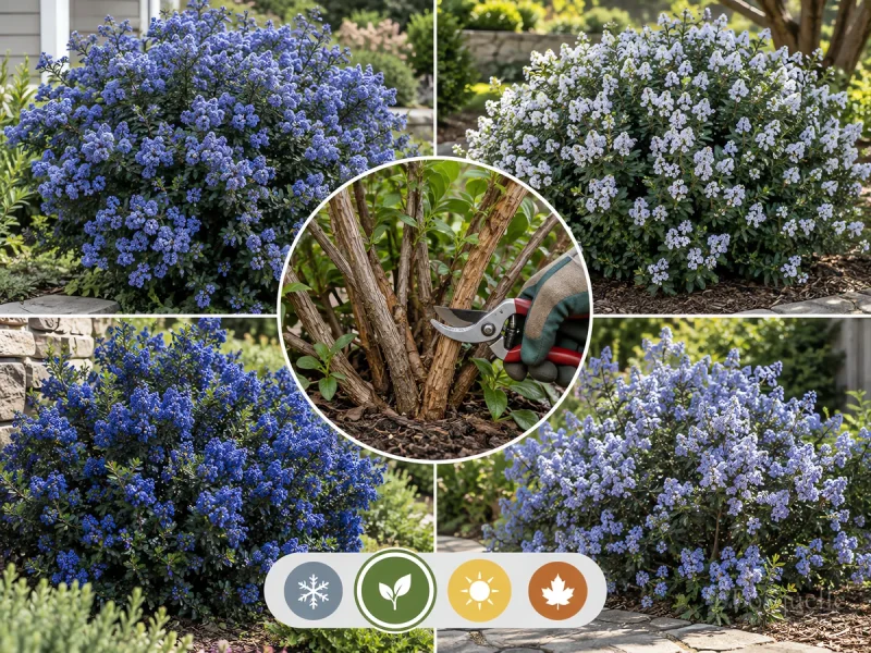 Pruning California Lilac — for California Lilac 'Gloire de Versailles'