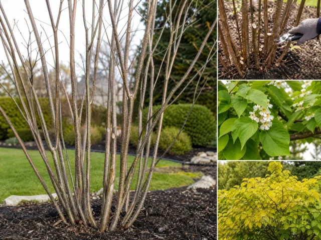 Prune Catalpa – Dormant for a Strong Framework guide illustration
