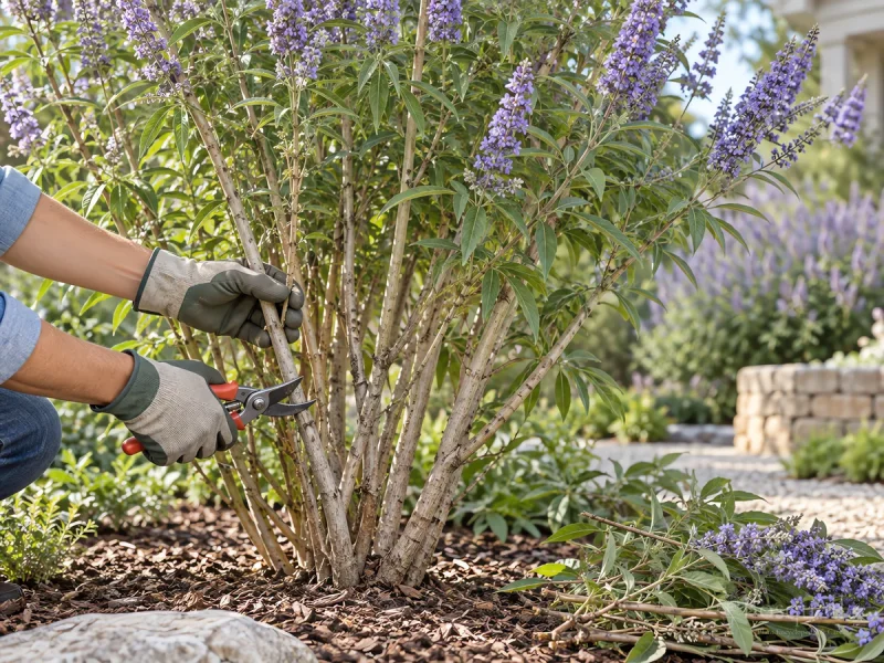 Prune Chaste Tree — for Chaste Tree 'Shoal Creek'