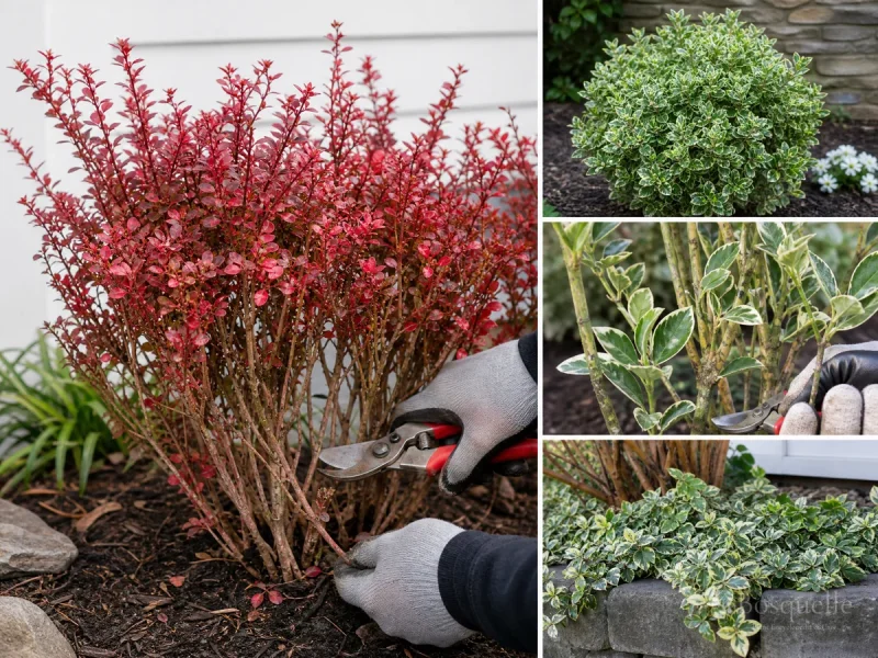 Pruning Euonymus — for Purple Wintercreeper 'Coloratus'