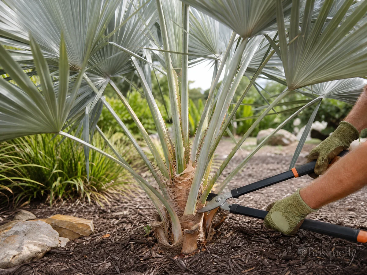 How to Prune Florida Silver Palm guide illustration