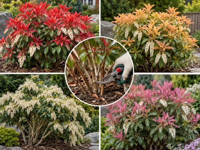 Pruning Japanese Andromeda — for Japanese Andromeda 'Little Heath'