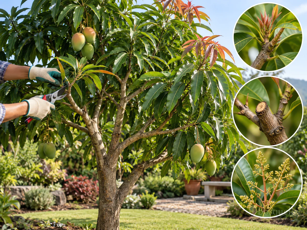 Pruning Mango guide illustration