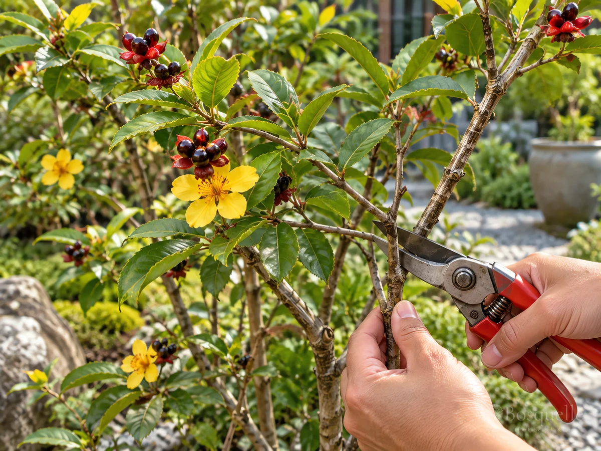 Pruning Mickey Mouse Plant guide illustration