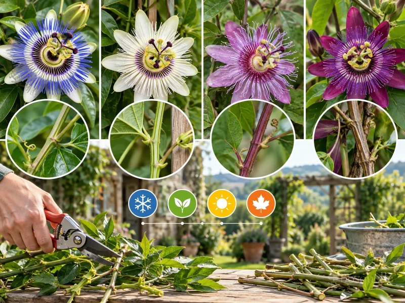 Pruning Passion Flower — for Passion Flower 'Anastasia'