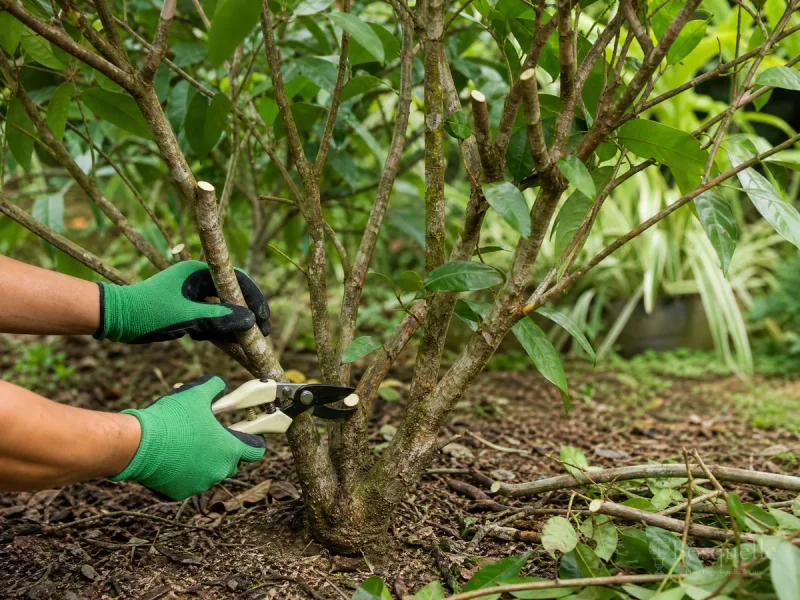 Prune Rambutan – After Harvest, Open the Center
