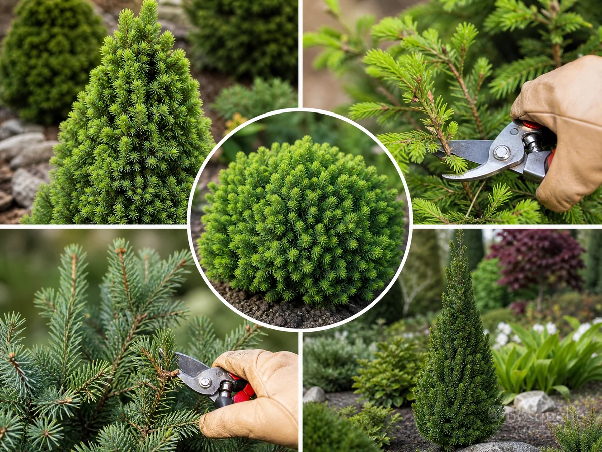 Pruning Spruce guide illustration