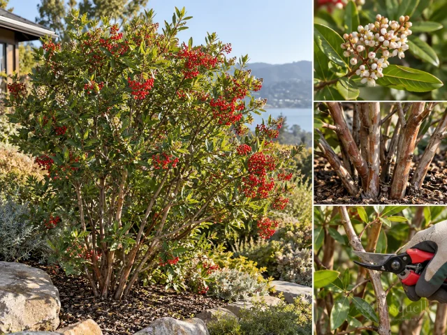 Prune Toyon After Berries Drop guide illustration