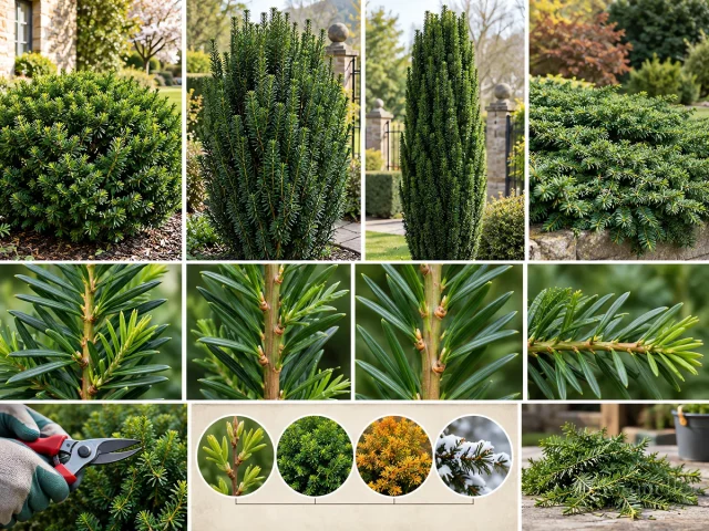Pruning Yew — for Irish Yew 'Fastigiata Aurea'