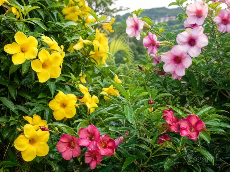 Types of Allamanda – Climbing, Bush, or Purple guide illustration
