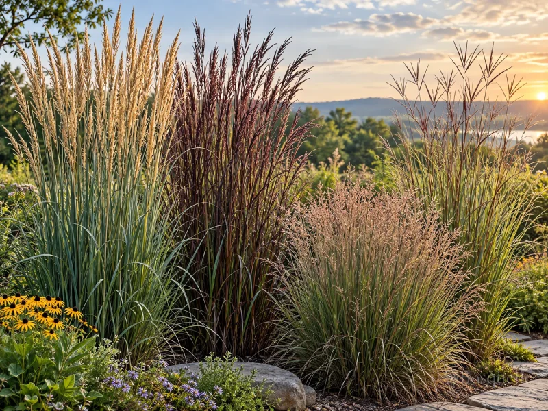 Types of Andropogon – Big, Bushy, or Broomsedge guide illustration