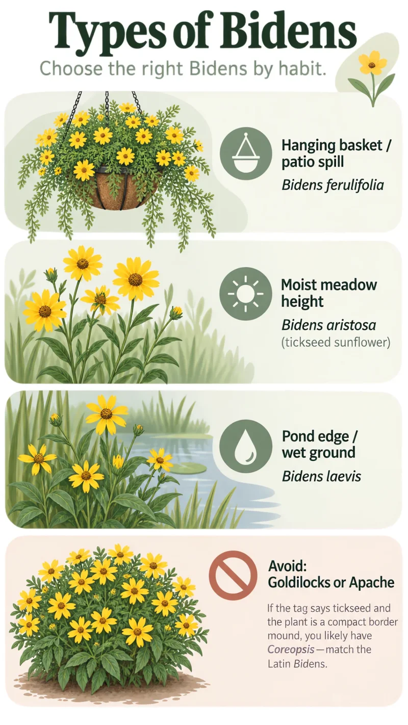 Types of Bidens care summary diagram