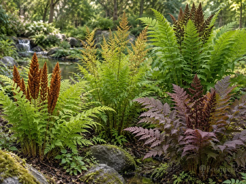 Types of Cinnamon Fern — for Interrupted Fern