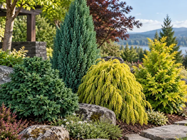 Types of False Cypress — for Hinoki Cypress 'Fernspray Gold'