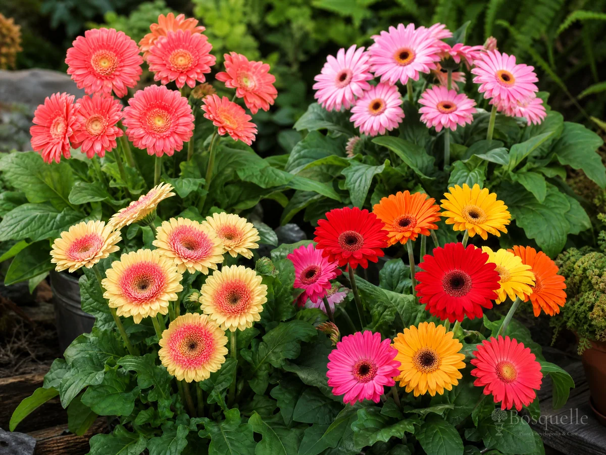 Types of Gerbera – Garden, Florist, or Compact guide illustration